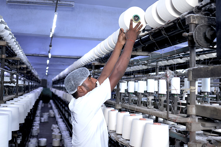 Mfg. of Fabrics & Yarn